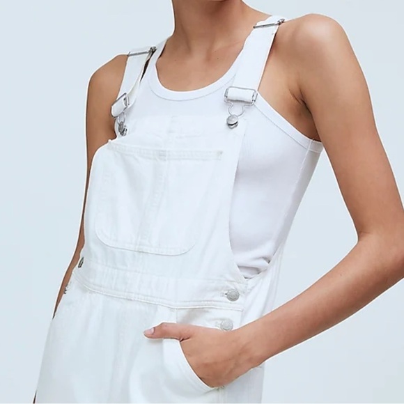 Madewell lighthouse Denim Oversized Carpenter Overalls - Picture 5 of 6